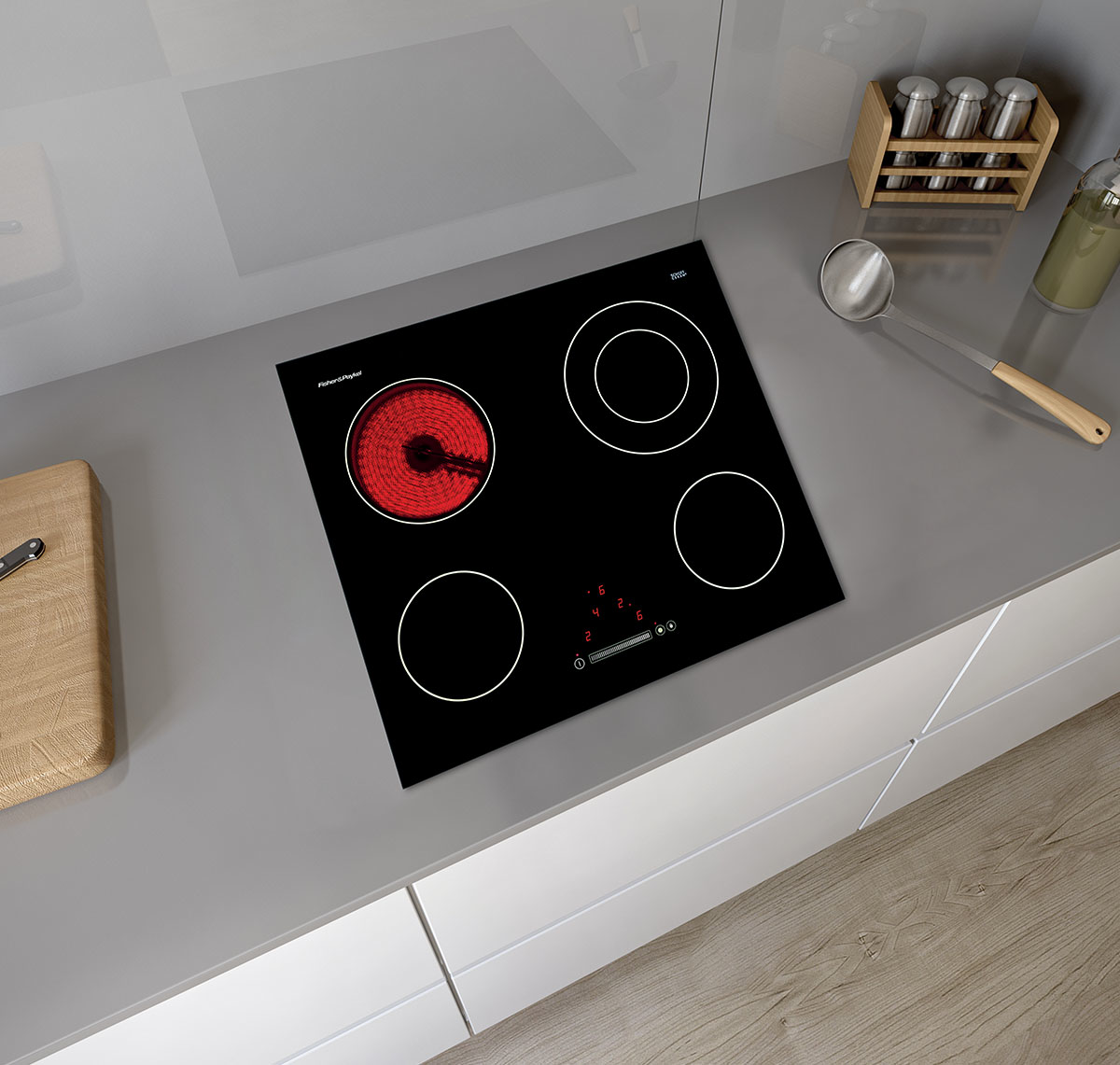 Fisher & Paykel CE604DTB1 60cm Ceramic Cooktop at The Good Guys