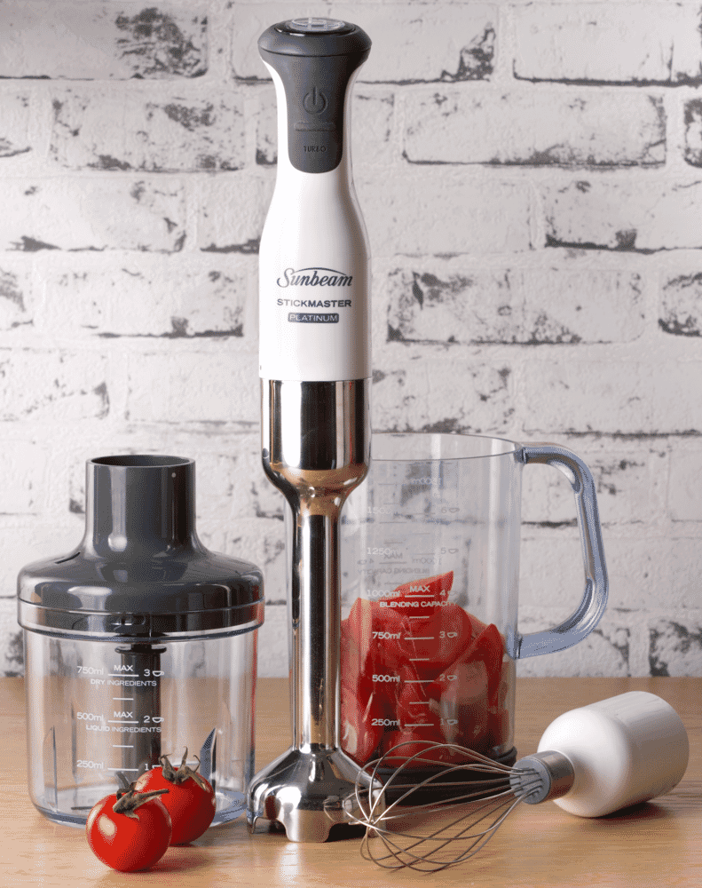 Sunbeam SM9000 Stickmaster Platinum Stick Mixer at The Good Guys