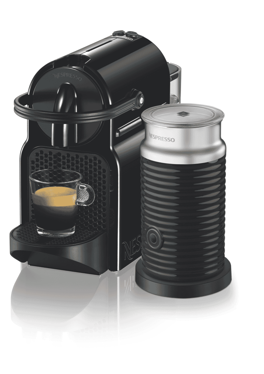 Nespresso EN80BAE DeLonghi Inissia Capsule Coffee Machine Black at
