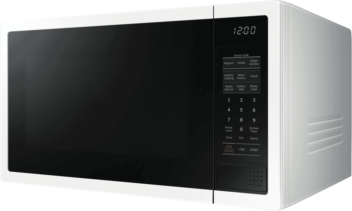 Samsung ME6124W1 34L 1000W White Microwave at The Good Guys
