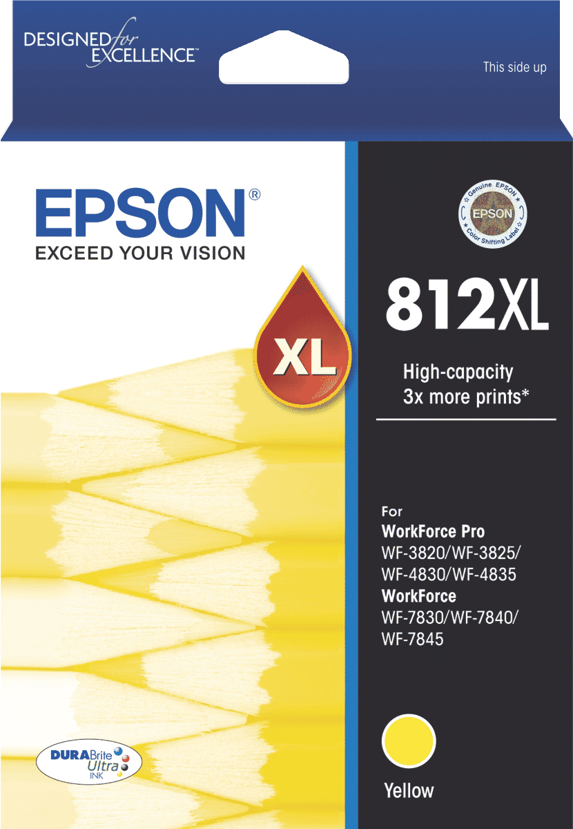 Epson Xl High Capacity Durabrite Ultra Yellow Ink Cartridge T E