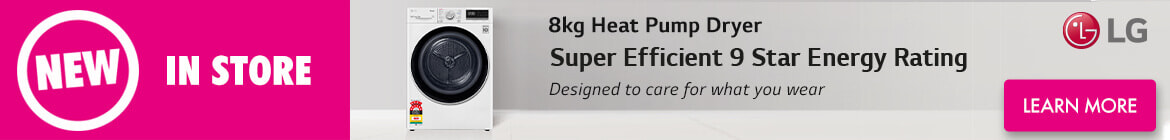 New LG Heat Pump Dryer  | The Good Guys