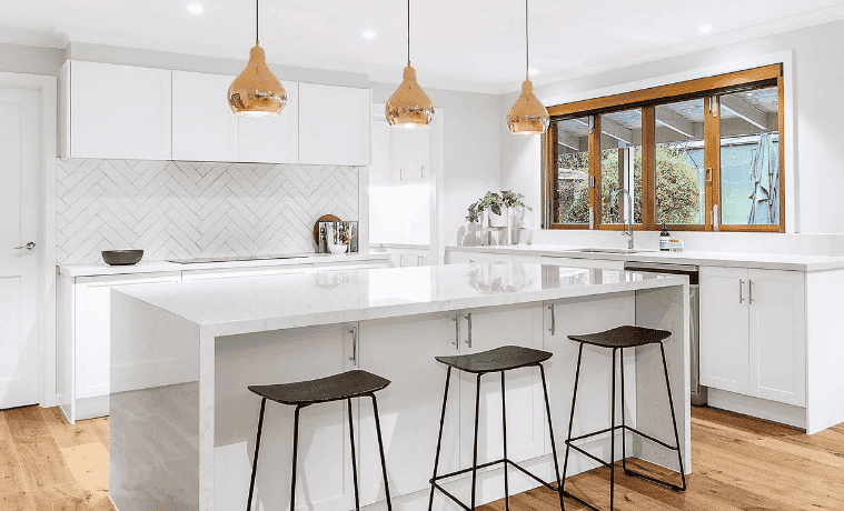 Why Choose A Flat Pack Kitchen, Smooth White Kitchen Cabinets