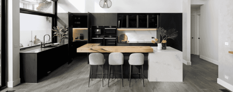 Modern industrial kitchen designed by Kinsman