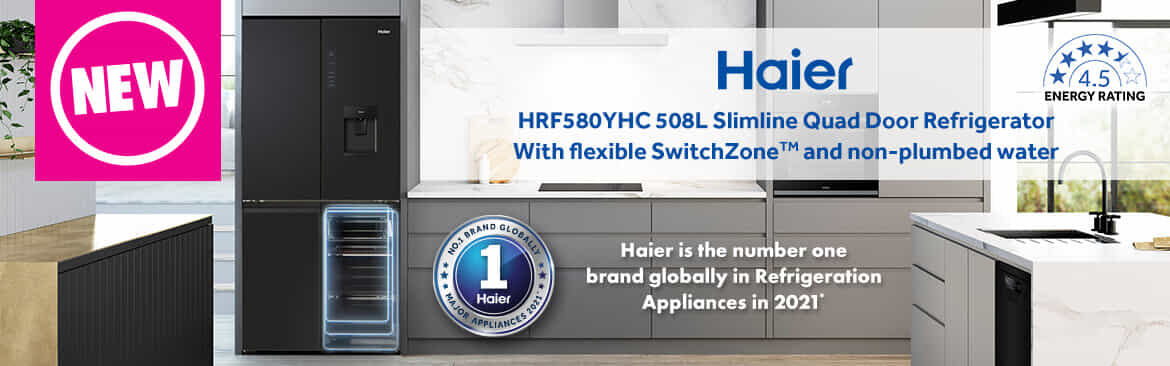 Haier 508L Slimline Quad Door Refrigerator | The Good Guys