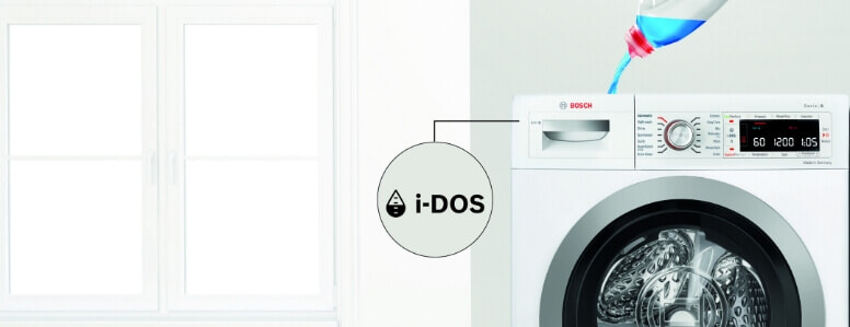 i-DOS Bosch Washing Machine making laundry easy.
