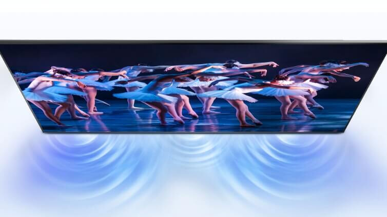 Ballet dancer in a Hisense Television