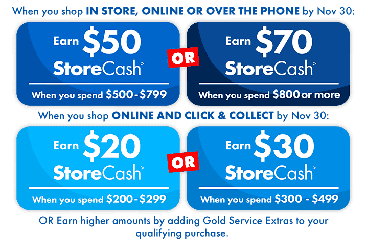 Earn StoreCash to Pay Less!