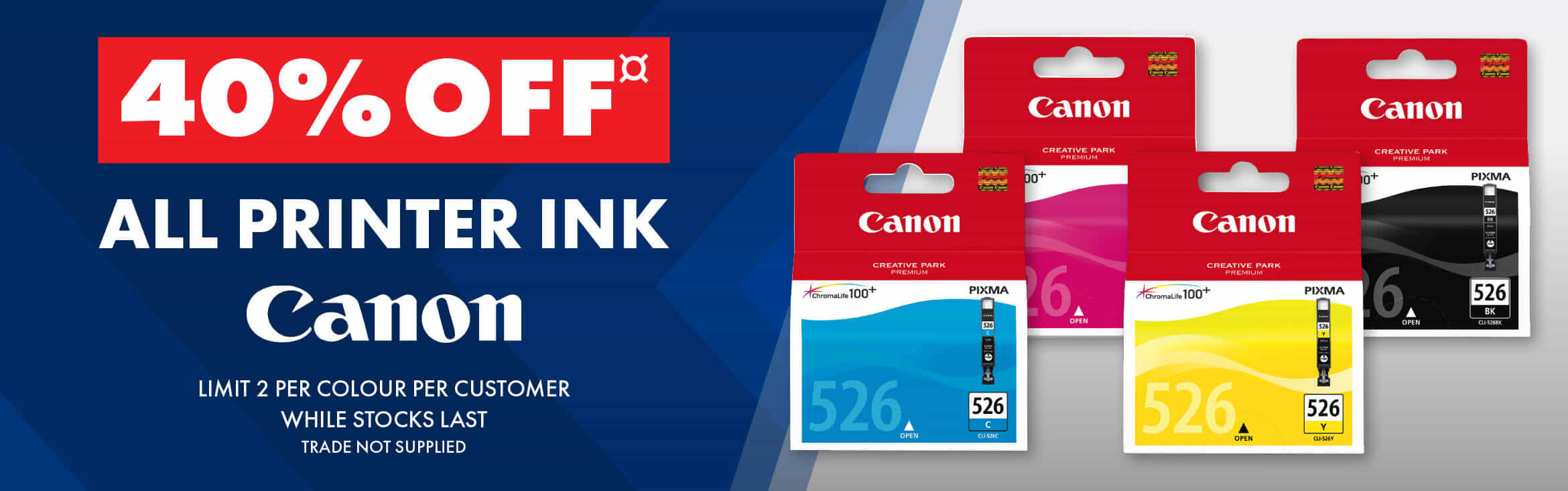 40% off Canon Ink | The Good Guys