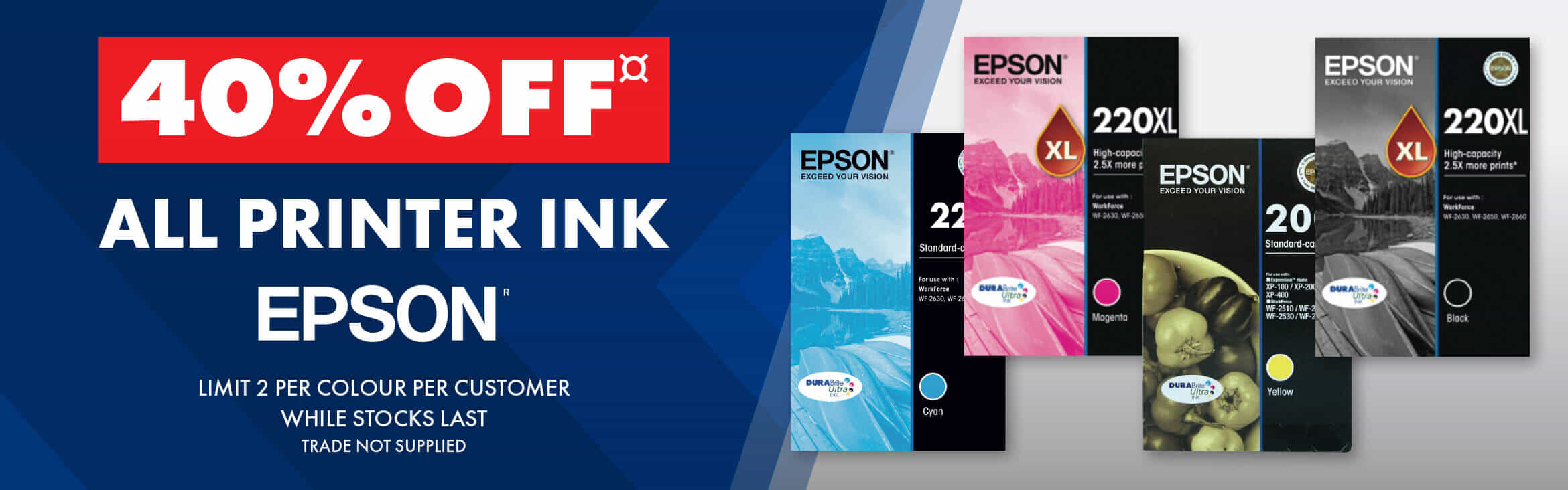 40% off Epson Ink | The Good Guys