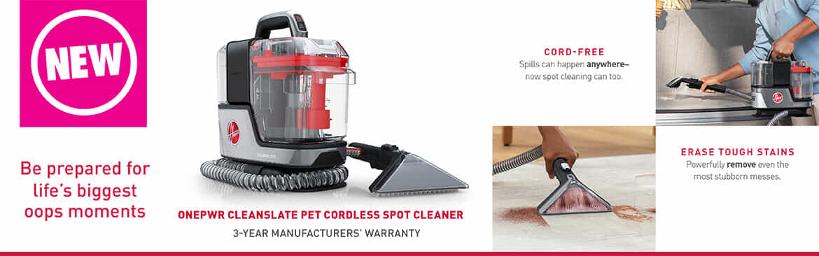 Hoover OnePWR Cleanslate Pet Cordless Spot Cleaner