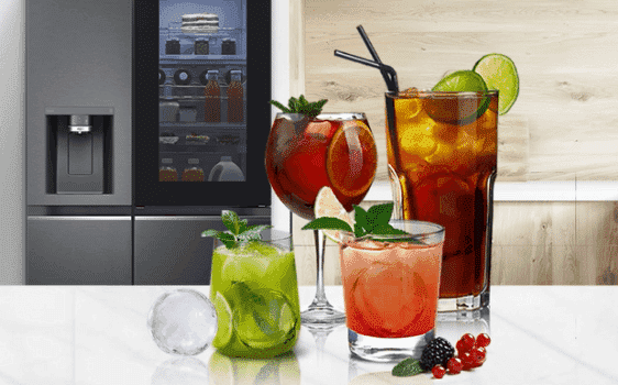 Mocktails on kitchen bench