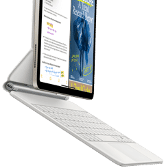 iPad Air attached to Magic Keyboard