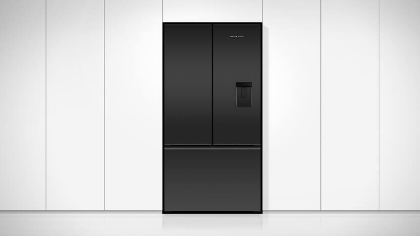 Fisher & Paykel Black Quad door Fridge and freezer