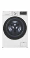 Close up of white 5 star washing machine