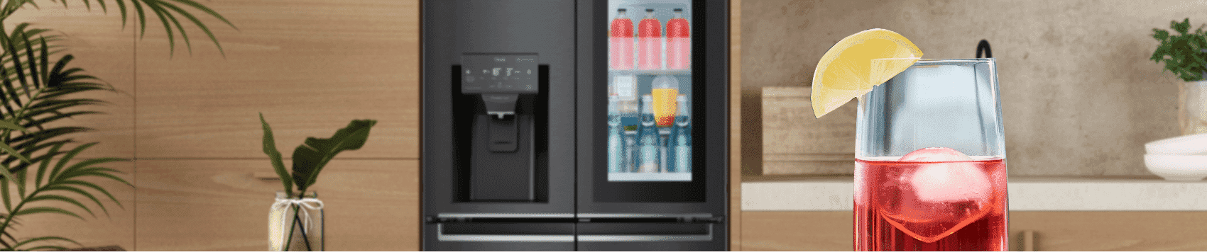 LG InstaView Fridge with Craft Ice feature