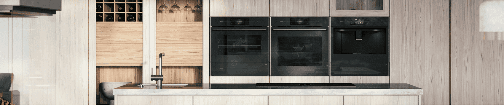 Asko ovens in modern kitchen