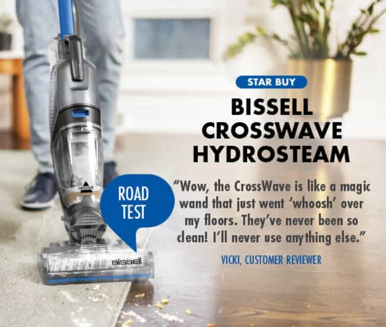 Road tested, The Good Guys reviews Bissell HydroSteam.