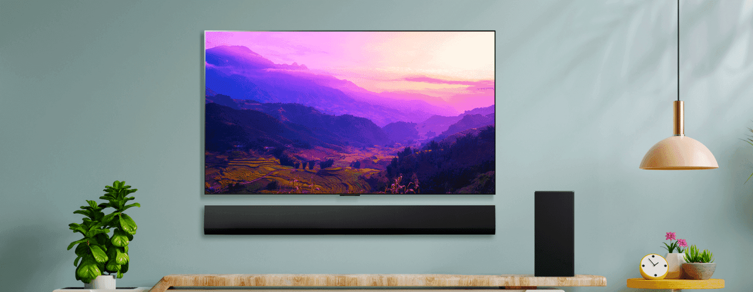 LG OLED EVO G4 TV in a modern lounge room