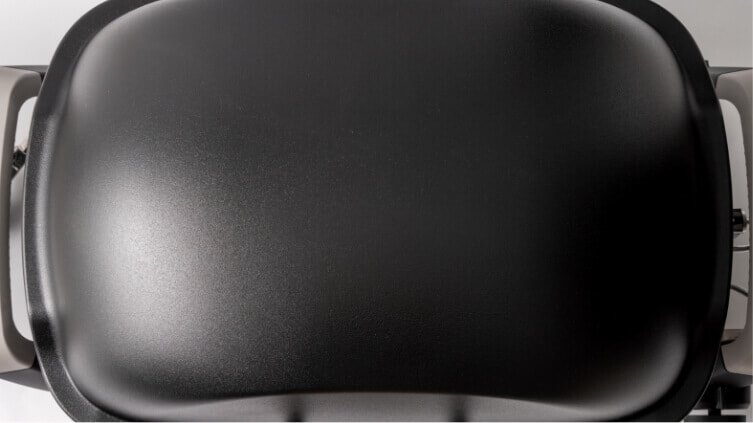 A birds-eye-view of the high domed lid on a Weber BBQ | The Good Guys