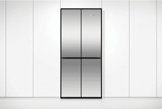 The Fisher & Paykel Quad Door Fridge in stainless steel