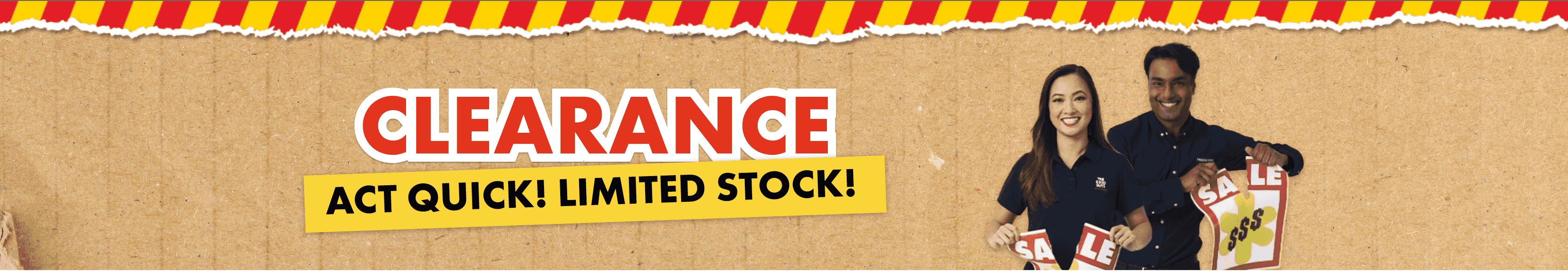 Massive Clearance Sale