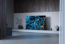 Sony TV in a modern living room.