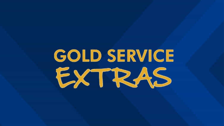 Gold Service Extras Member The Good Guys logo.