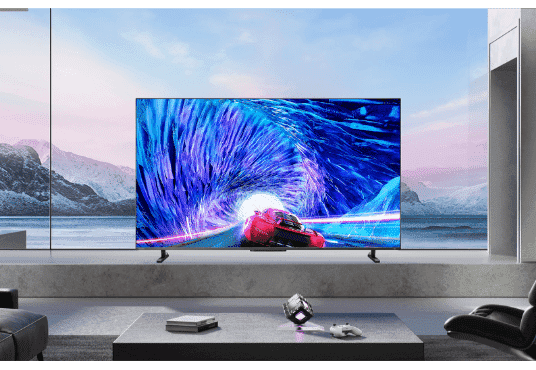 A Toshiba TV in a modern loungeroom
