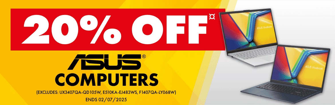 20% off Asus Computers