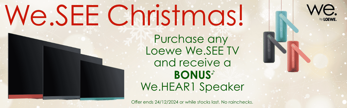 Bonus♪ Loewe Klang S1 Smart Radio when you purchase a Loewe we.SEE TV