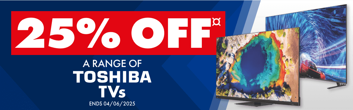 20% off a range of Toshiba TVs