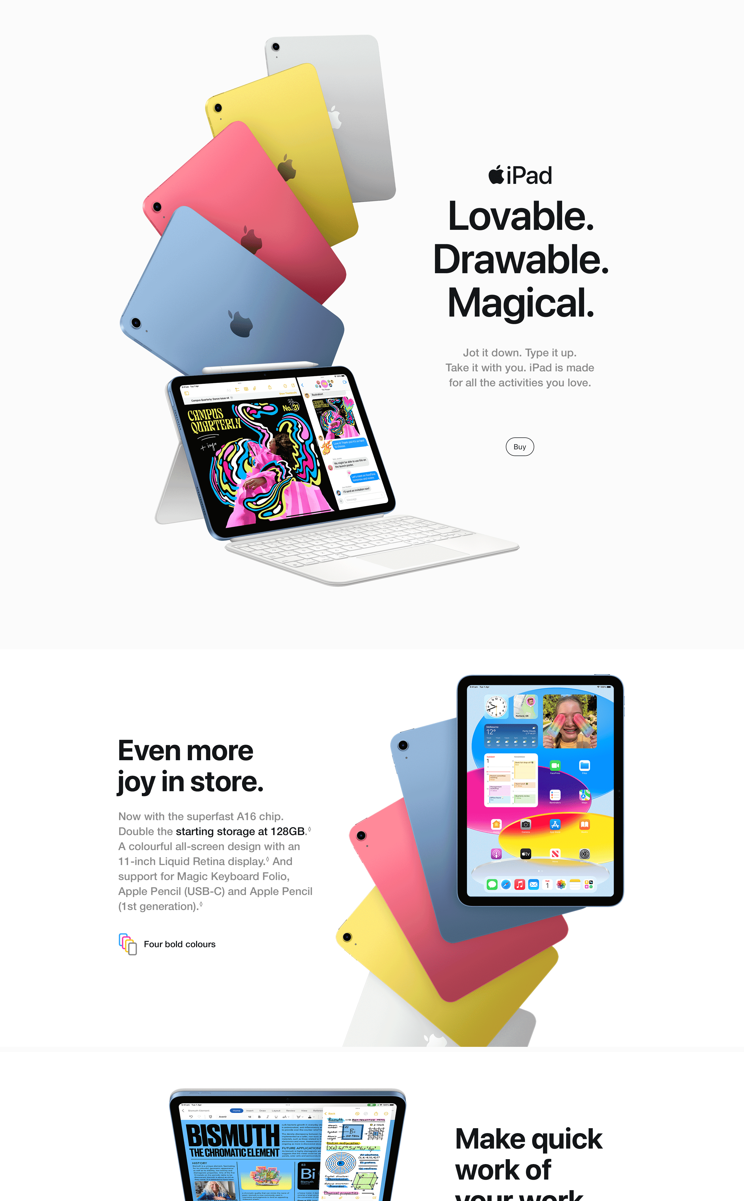 Apple iPad Range