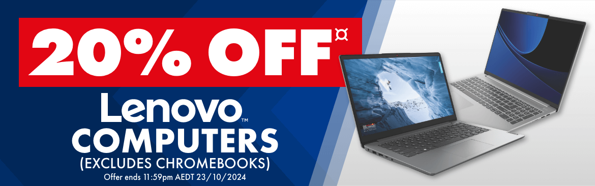 20% off Lenovo Computers