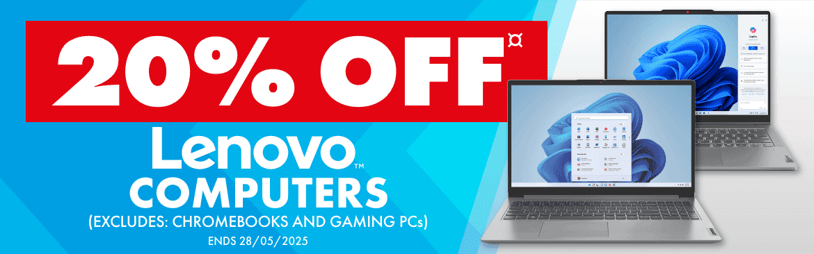 20% off Lenovo Computers