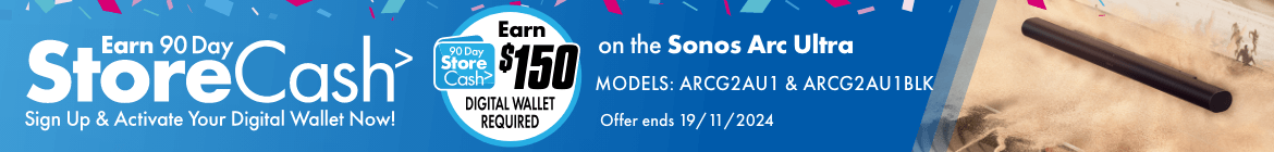 Earn $150 StoreCash On ThE Sonos Arc Ultra