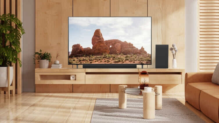 LG's innovative NanoCell TV in home.