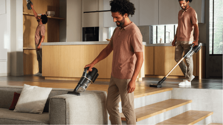 cThe Miele Duoflex as a handheld vacuum