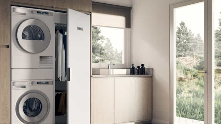 ASKO laundry suite, including Drying Cabinet.