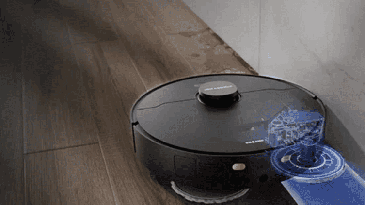 Close-up image of the Dreame X40 Ultra Robot Vacuum and Mop.