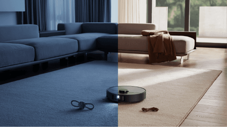 X40 Robot Vacuum by Dreame with object detection.