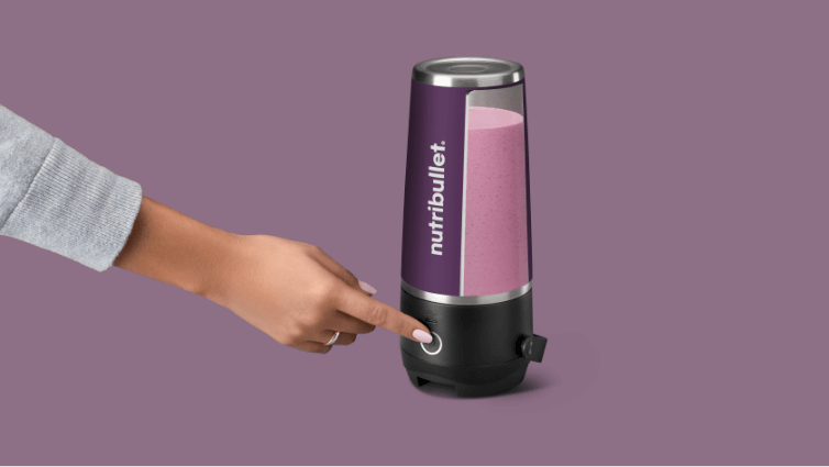 Portable Flip Blender in purple