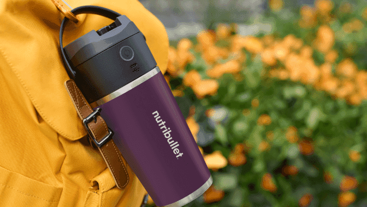 Portable Flip Blender in Purple