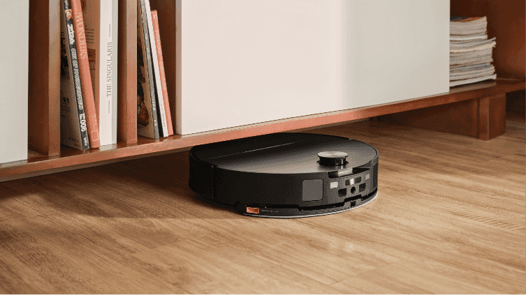 Roborock Saros 10 Robotic Vacuum under table