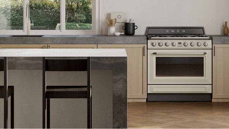 Smeg white Victoria oven.