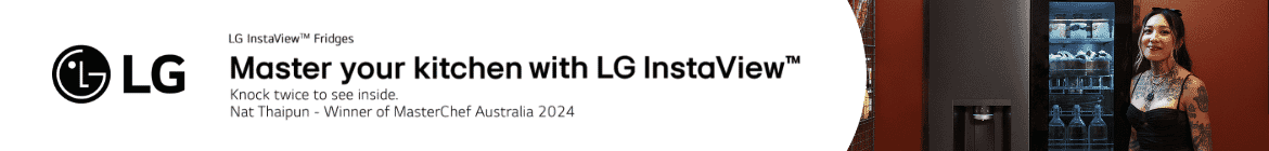 Lifestyle image of an LG InstaView Fridge Nat Thaipun