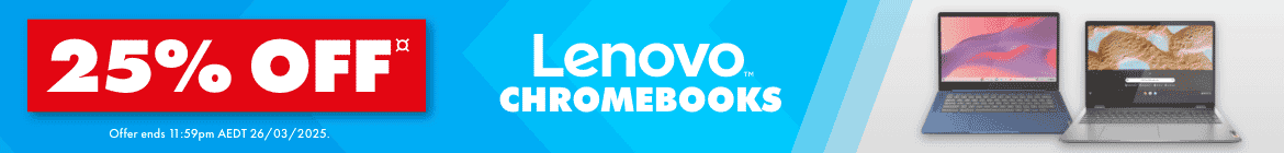 25% off Lenovo Chromebooks