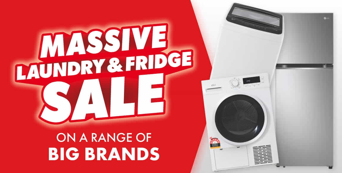 Massive Laundry & Fridge Sale