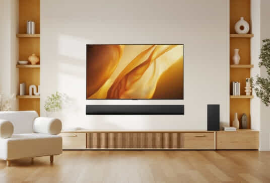 LG 2025 TV and soundbar.