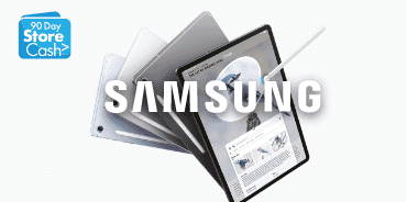 Earn 90 Day Storecash> on the Samsung Tablet S10 FE and FE+ range
